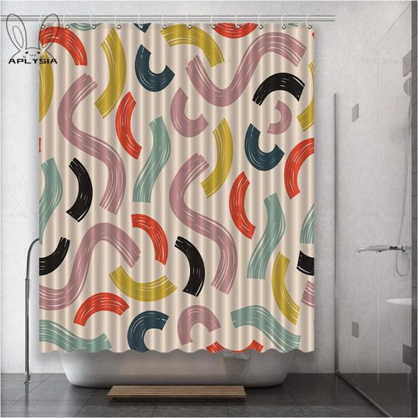 saimoe color line maze geometric shower curtains visual dynamics waterproof polyester fabric bathroom for home decor
saimoe color line maze geometric shower curtains visual dynamics waterproof polyester fabric bathroom for home decor