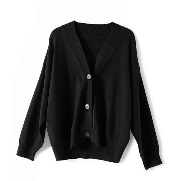 sweaters black sweater women v-neck single breasted long sleeve casual autumn female knit cardigans, White;black
sweaters black sweater women v-neck single breasted long sleeve casual autumn female knit cardigans, White;black