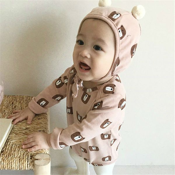 baby boys girls cute bear long sleeve bodysuit with ball cap infant kids cotton soft jumpsuits baby clothes 210508, Blue
baby boys girls cute bear long sleeve bodysuit with ball cap infant kids cotton soft jumpsuits baby clothes 210508, Blue