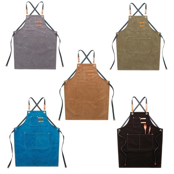 aprons chef apron cotton canvas cross back adjustable with pockets for women and n2ud
aprons chef apron cotton canvas cross back adjustable with pockets for women and n2ud