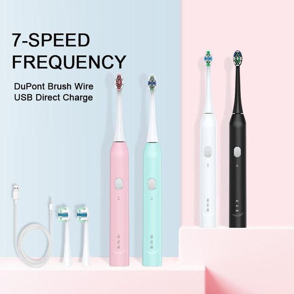 sonic electric tooth brush usb direct charge soft hair frequency conversion automatic toothbrush household dental scaler smart
sonic electric tooth brush usb direct charge soft hair frequency conversion automatic toothbrush household dental scaler smart