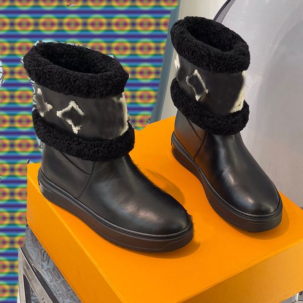 2022 designers snow boots women fashion soft leather flat girls casual winter brown shoe with fur half boot black snows sneakers keep warm s
2022 designers snow boots women fashion soft leather flat girls casual winter brown shoe with fur half boot black snows sneakers keep warm s