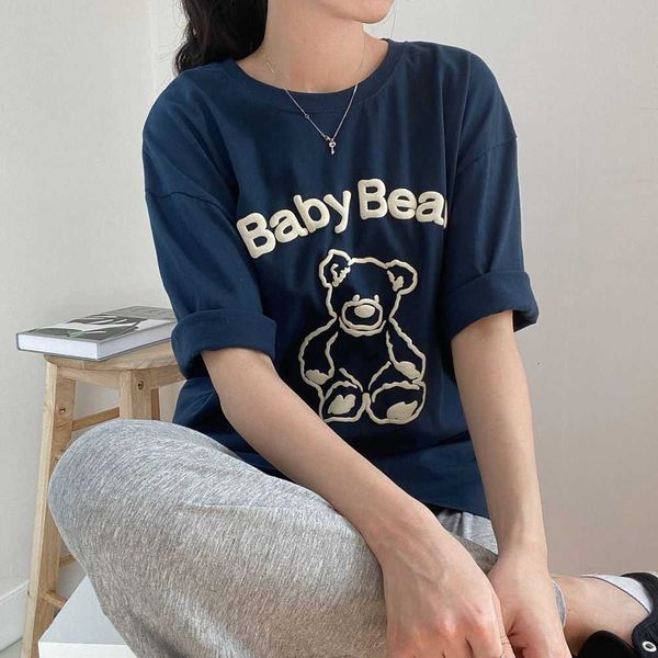 women's t-shirt cartoon letters print summer t-shirts women o-neck short sleeve casual korea shirts loose vintage streetwear, White
women's t-shirt cartoon letters print summer t-shirts women o-neck short sleeve casual korea shirts loose vintage streetwear, White