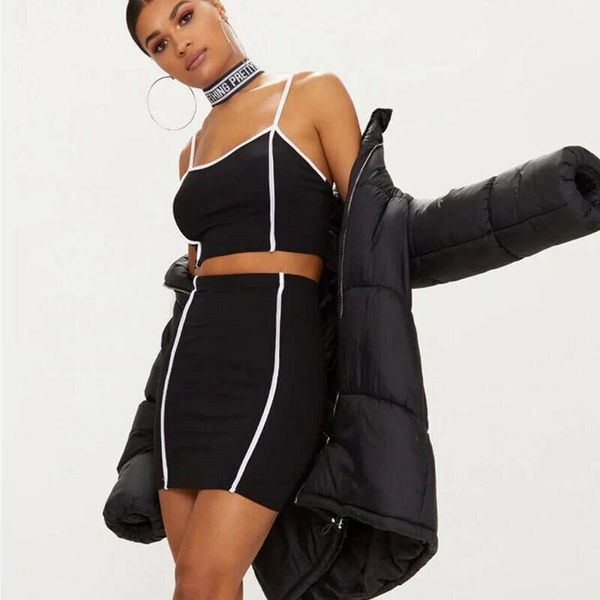 two piece dress 2pcs women summer stripes sides tank cami mini pencil skirt party club evening bodycon femme outfits sets tracksuit ense, White
two piece dress 2pcs women summer stripes sides tank cami mini pencil skirt party club evening bodycon femme outfits sets tracksuit ense, White