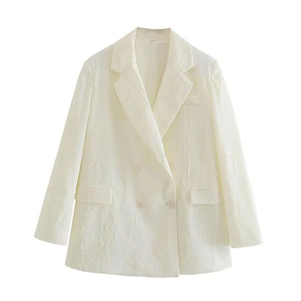 women's suits & blazers bbwm 2021 women elegant beige cotton long sleeve suit female vintage loose office lady double breasted blazer c, White;black
women's suits & blazers bbwm 2021 women elegant beige cotton long sleeve suit female vintage loose office lady double breasted blazer c, White;black