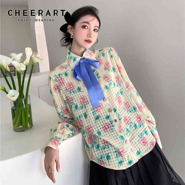 fashion yellow plaid shirts for women long sleeve ladies floral korean blouse button up collared shirt clothes 210427, White
fashion yellow plaid shirts for women long sleeve ladies floral korean blouse button up collared shirt clothes 210427, White