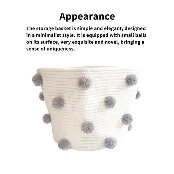 storage baskets basket woven style wool ball large dirty clothes hamper cotton rope sundries bucket
storage baskets basket woven style wool ball large dirty clothes hamper cotton rope sundries bucket