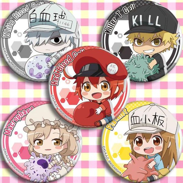 pins, brooches anime cells at work white blood cell badge brooch pin for bags cosplay accessories collection gift pins set toy 5pcs, Gray
pins, brooches anime cells at work white blood cell badge brooch pin for bags cosplay accessories collection gift pins set toy 5pcs, Gray