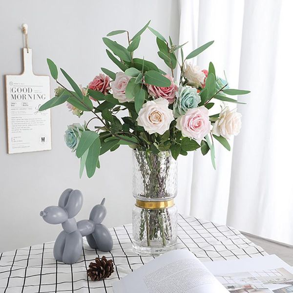 simulation flowers artificial single romantic rose fake flower european-style wedding office home decoration decorative & wreaths
simulation flowers artificial single romantic rose fake flower european-style wedding office home decoration decorative & wreaths