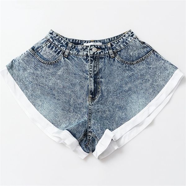 twotwinstyle elegant women denim high waist patchwork hit color ruffles shorts for female fashion clothes 2021 summer new, Blue
twotwinstyle elegant women denim high waist patchwork hit color ruffles shorts for female fashion clothes 2021 summer new, Blue