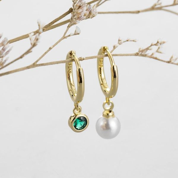 hoop & huggie qwc vintage copper elegant green cubic zirconia pearl asymmetric earrings for women luxury trendy simple ear jewelry, Golden;silver
hoop & huggie qwc vintage copper elegant green cubic zirconia pearl asymmetric earrings for women luxury trendy simple ear jewelry, Golden;silver