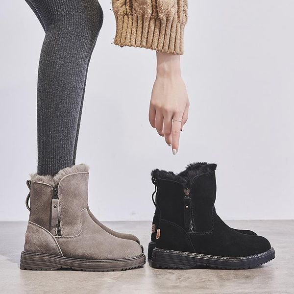 boots flat leather women zip short plush winter shoes 2021 warm ladies ankle sewing fashion black woman m5-64
boots flat leather women zip short plush winter shoes 2021 warm ladies ankle sewing fashion black woman m5-64