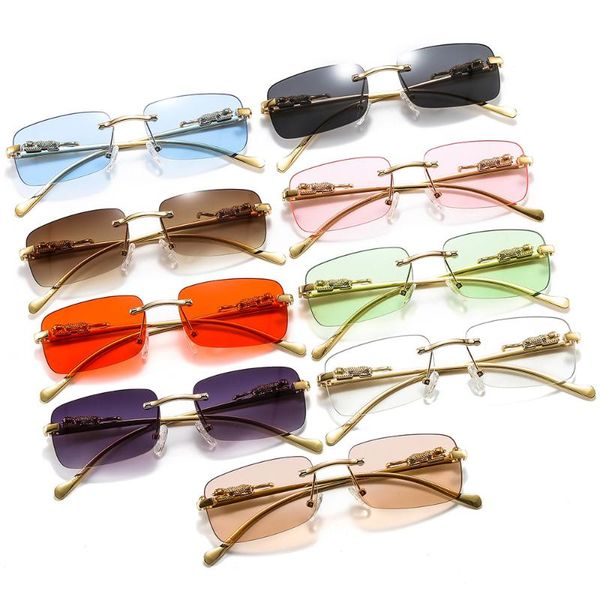 sunglasses retro rectangle women brand designer small punk rimless sun glasses men uv400 frameless shades eyewear, White;black
sunglasses retro rectangle women brand designer small punk rimless sun glasses men uv400 frameless shades eyewear, White;black