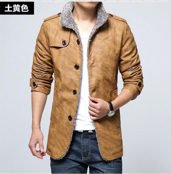 men's fur & faux leather suede fashion trend of casual jacket lapel solid 815120, Black
men's fur & faux leather suede fashion trend of casual jacket lapel solid 815120, Black