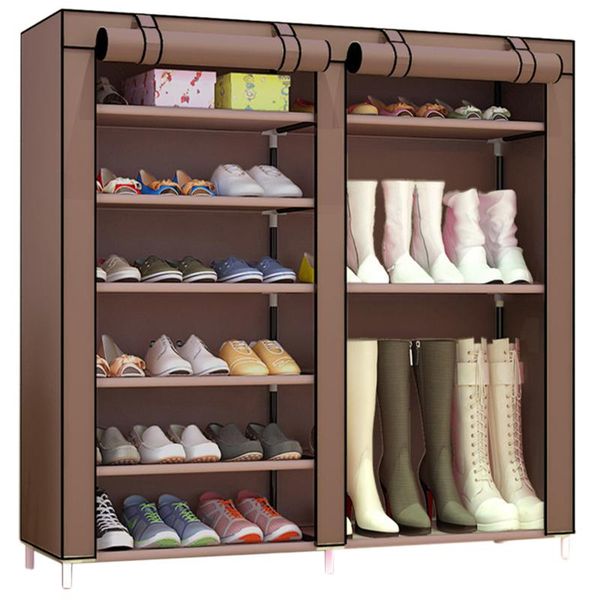 clothing & wardrobe storage n-tier double rows shoe rack dust-proof boot cabinet shelf hanger - thigh coffee
clothing & wardrobe storage n-tier double rows shoe rack dust-proof boot cabinet shelf hanger - thigh coffee