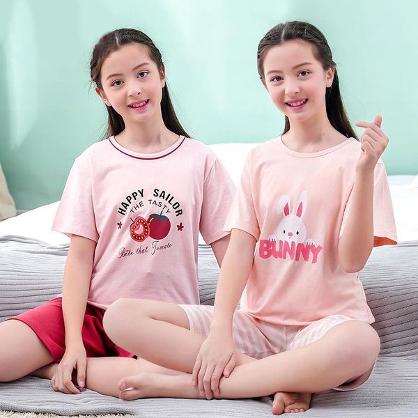 pajamas teens clothes children clothing set big girls sets boys cotton sleepwear short sleeve pyjamas kids home clothes4-18y, Blue;red
pajamas teens clothes children clothing set big girls sets boys cotton sleepwear short sleeve pyjamas kids home clothes4-18y, Blue;red