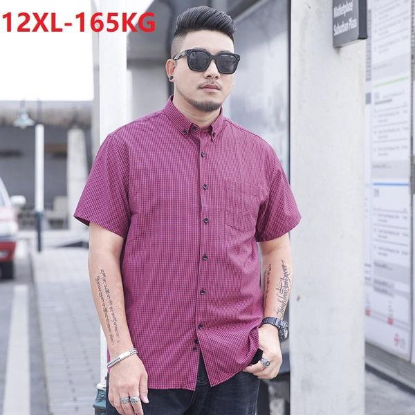 men's casual shirts summer 10xl 12xl 11xl large size men plaid shirt short sleeve oversize street pockets business 60 64 54, White;black
men's casual shirts summer 10xl 12xl 11xl large size men plaid shirt short sleeve oversize street pockets business 60 64 54, White;black