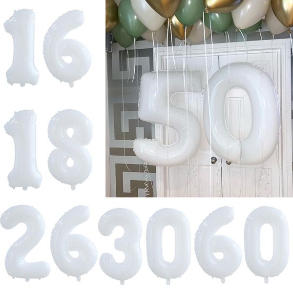 party decoration 2pcs 30inch white number balloon banner 18 21 30 40 50 60 birthday letter foil balloons
party decoration 2pcs 30inch white number balloon banner 18 21 30 40 50 60 birthday letter foil balloons
