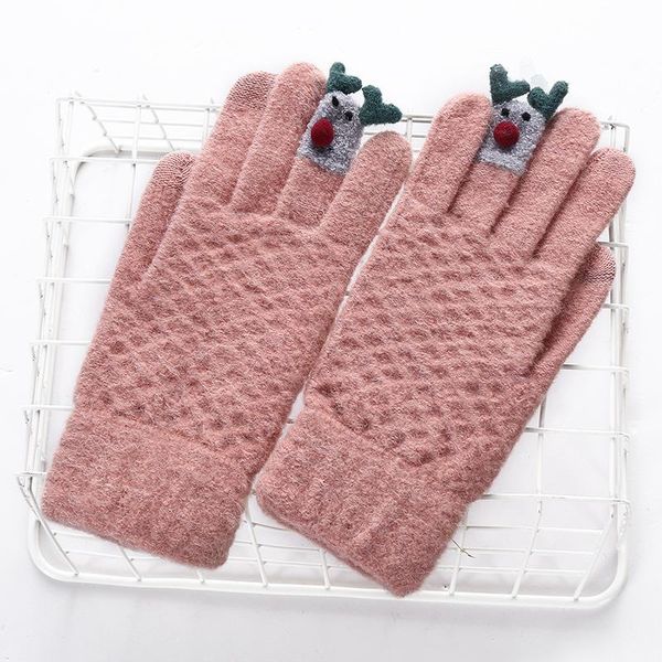 five fingers gloves women winter warm cute cartoon split-finger touch screen fashion embroidery knitted full finger, Blue;gray
five fingers gloves women winter warm cute cartoon split-finger touch screen fashion embroidery knitted full finger, Blue;gray