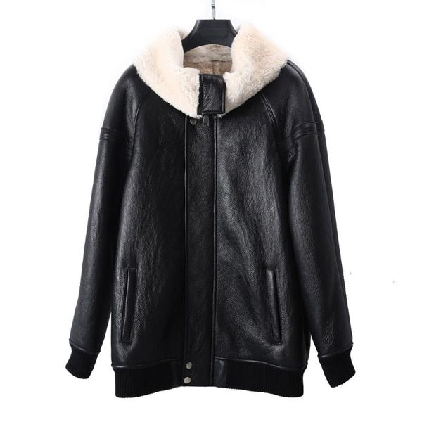 women's fur & faux 2021 winter warm merino sheepskin shearling women loose style thicken black real natural clothing
women's fur & faux 2021 winter warm merino sheepskin shearling women loose style thicken black real natural clothing