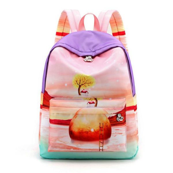 outdoor bags 2021 women's backpack waterproof nylon landscape printing cute multi-function school bag travel shoulder
outdoor bags 2021 women's backpack waterproof nylon landscape printing cute multi-function school bag travel shoulder
