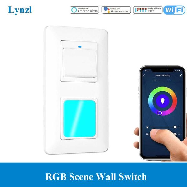 smart home control lynzl tuya wifi light switch 1gang rgb voice timing power wall lamp with night for google assitant alexa
smart home control lynzl tuya wifi light switch 1gang rgb voice timing power wall lamp with night for google assitant alexa