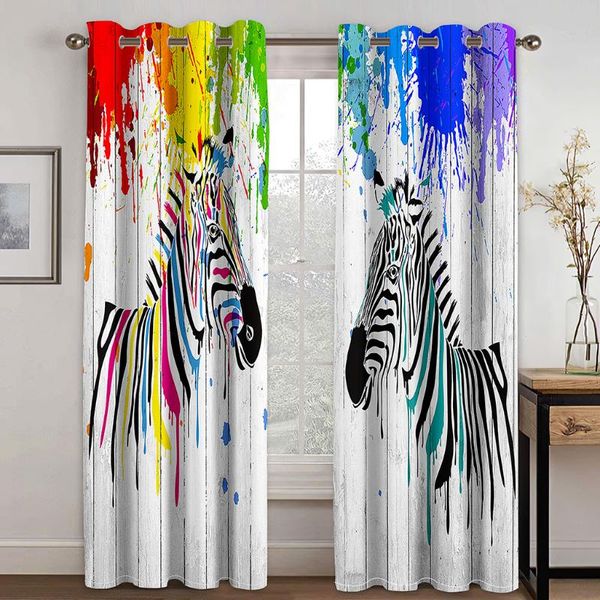 curtain & drapes home rainbow multicolor zebra print children's bedroom living room sunshade cloth custom hook decorative
curtain & drapes home rainbow multicolor zebra print children's bedroom living room sunshade cloth custom hook decorative