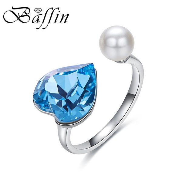 wedding rings romantic adjustable heart crystals from -elements fancy stone pearls for women party jewelry gift, Slivery;golden
wedding rings romantic adjustable heart crystals from -elements fancy stone pearls for women party jewelry gift, Slivery;golden