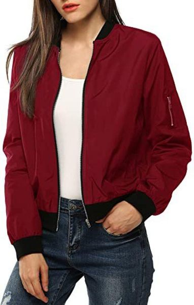 women's jackets 2021 autumn jacket baseball suit classic solid color motorcycle zipper long sleeve short coat wear, Black;brown
women's jackets 2021 autumn jacket baseball suit classic solid color motorcycle zipper long sleeve short coat wear, Black;brown
