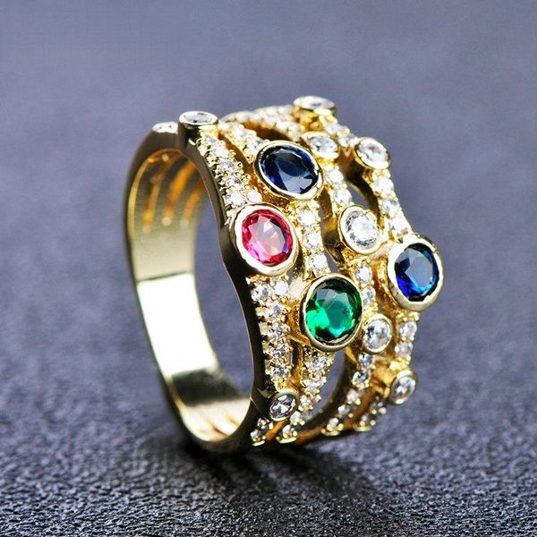 wedding rings oi 2021 classic fashion colorful rhinestones wide for women girls party jewelry copper zircons material ring anel, Slivery;golden
wedding rings oi 2021 classic fashion colorful rhinestones wide for women girls party jewelry copper zircons material ring anel, Slivery;golden