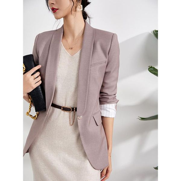 women's suits & blazers blazer autumn leisure wool small suit purple long-sleeved fashion button jacket british style shoulder pad work, White;black
women's suits & blazers blazer autumn leisure wool small suit purple long-sleeved fashion button jacket british style shoulder pad work, White;black
