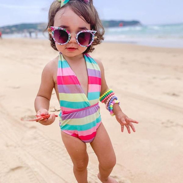 one-pieces baby kids girls multicolour striped print bikini one piece swimwear swimsuit, Black
one-pieces baby kids girls multicolour striped print bikini one piece swimwear swimsuit, Black