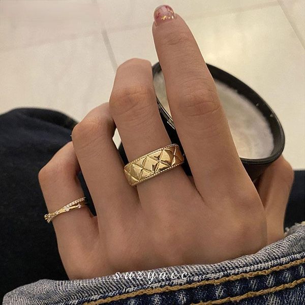 cluster rings 925 sterling silver finger fashion luxury jewelry gifts for women couples rhombic geometry party accessories, Golden;silver
cluster rings 925 sterling silver finger fashion luxury jewelry gifts for women couples rhombic geometry party accessories, Golden;silver