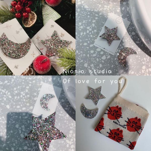 hair accessories custom made nionio handmade shiny star moon sequins headband party hoops for girls gift, Slivery;white
hair accessories custom made nionio handmade shiny star moon sequins headband party hoops for girls gift, Slivery;white