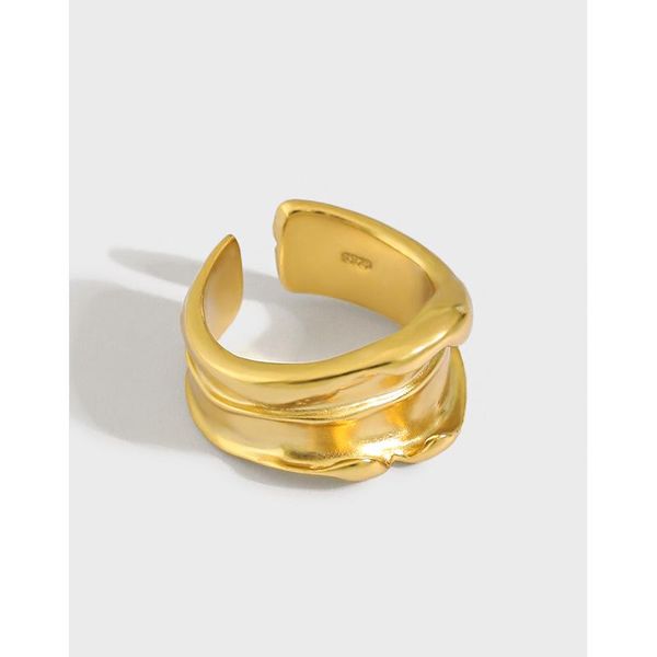 cluster rings korean ins cold wind minimalist irregular fold wide s925 sterling silver ring female elegant for, Golden;silver
cluster rings korean ins cold wind minimalist irregular fold wide s925 sterling silver ring female elegant for, Golden;silver