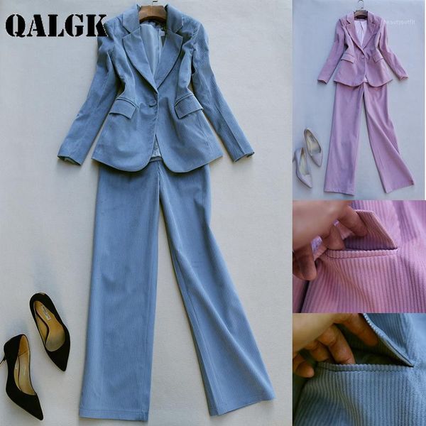 women's suits & blazers set herfst nieuwe mode pak corduroy retro slim jasje + hoge taille rechte wijde pijpen broek 2 delige winter, White;black
women's suits & blazers set herfst nieuwe mode pak corduroy retro slim jasje + hoge taille rechte wijde pijpen broek 2 delige winter, White;black