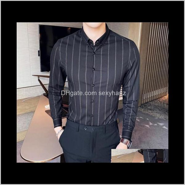 clothing apparel drop delivery 2021 fashion mens formal business casual slim fit long sleeve striped shirts men dress streetwear social tuxe, White;black
clothing apparel drop delivery 2021 fashion mens formal business casual slim fit long sleeve striped shirts men dress streetwear social tuxe, White;black