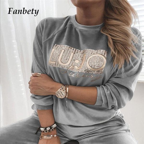 autumn winter elegant o-neck long sleeve sweatershirts women fashion sequin letter print warm retro velvet home streetwears women's ho, Black
autumn winter elegant o-neck long sleeve sweatershirts women fashion sequin letter print warm retro velvet home streetwears women's ho, Black