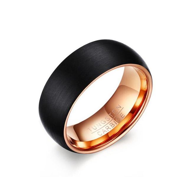 wedding rings black men's tungsten ring 8mm inner rose gold-color men jewelry, Slivery;golden
wedding rings black men's tungsten ring 8mm inner rose gold-color men jewelry, Slivery;golden