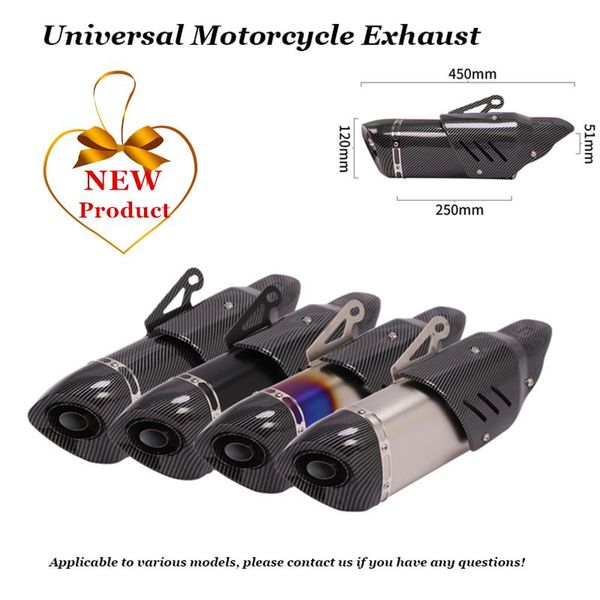 motorcycle exhaust system 51mm universal pipe escape modified muffler db killer sticker for r25 z750 k7 r6 atv mt07 mt125 cbr r15 v3 v2
motorcycle exhaust system 51mm universal pipe escape modified muffler db killer sticker for r25 z750 k7 r6 atv mt07 mt125 cbr r15 v3 v2