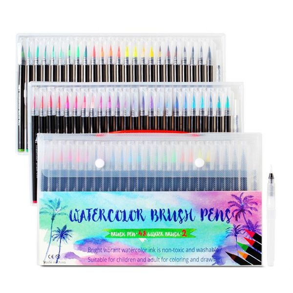 gift sets 12//20/72 color watercolor brush pens art marker for drawing pen children manga calligraphy sketching school supplies
gift sets 12//20/72 color watercolor brush pens art marker for drawing pen children manga calligraphy sketching school supplies