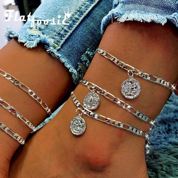 anklets flatfoosie 2pcs/set vintage 12 constellations for women silver color metal coin anklet boho summer beach foot jewelry, Red;blue
anklets flatfoosie 2pcs/set vintage 12 constellations for women silver color metal coin anklet boho summer beach foot jewelry, Red;blue