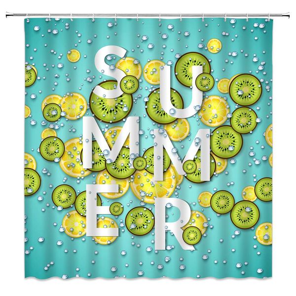 summer shower curtain decor lemon kiwi sliced tropical fruit refreshing green blue fabric bath curtains bathroom accessories
summer shower curtain decor lemon kiwi sliced tropical fruit refreshing green blue fabric bath curtains bathroom accessories