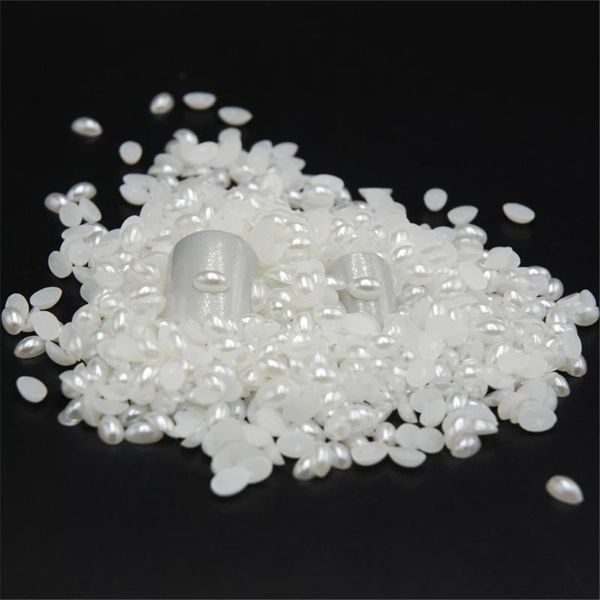 nail art decorations 1000pcs/pack 4x6mm white beige half pearl beads 3d flatback rhinestones for diy design, Silver;gold
nail art decorations 1000pcs/pack 4x6mm white beige half pearl beads 3d flatback rhinestones for diy design, Silver;gold