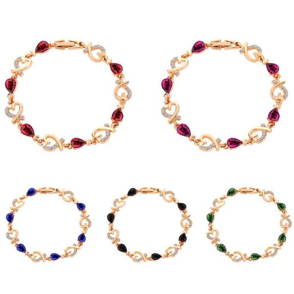 romantic hollow heart crystal bracelet gold color inlaid rhinestone charm bracelets temperament trendy women jewelry, Golden;silver
romantic hollow heart crystal bracelet gold color inlaid rhinestone charm bracelets temperament trendy women jewelry, Golden;silver