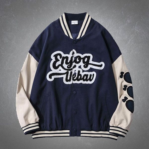 men's jackets harajuku furry letter embroidery baseball jacket mens hip hop streetwear patchwork casual oversized college style couples, Black;brown
men's jackets harajuku furry letter embroidery baseball jacket mens hip hop streetwear patchwork casual oversized college style couples, Black;brown