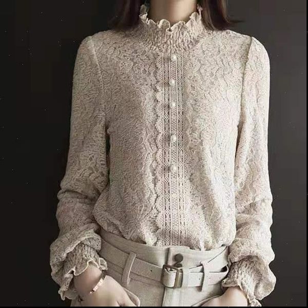 spring lantern long sleeve women shirt lace elegant retro pullover blusas, White
spring lantern long sleeve women shirt lace elegant retro pullover blusas, White