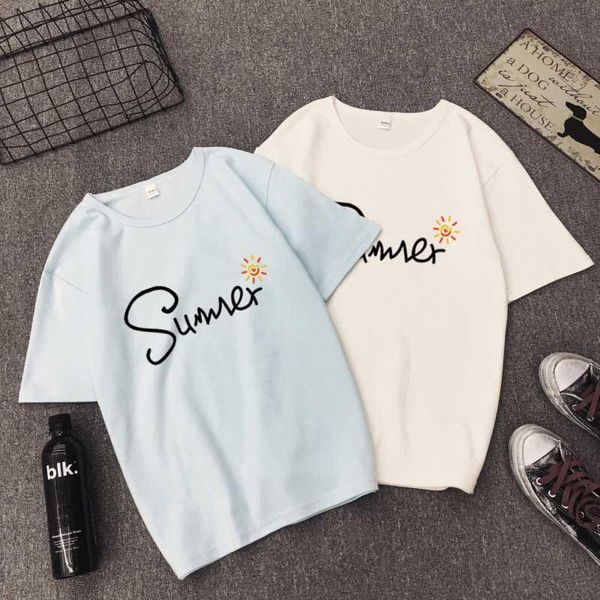 s-3xl sun summer printed spandex soft feeling t shirt women shirts o neck short sleeve t-shirt casual pink tshirt women's, White
s-3xl sun summer printed spandex soft feeling t shirt women shirts o neck short sleeve t-shirt casual pink tshirt women's, White