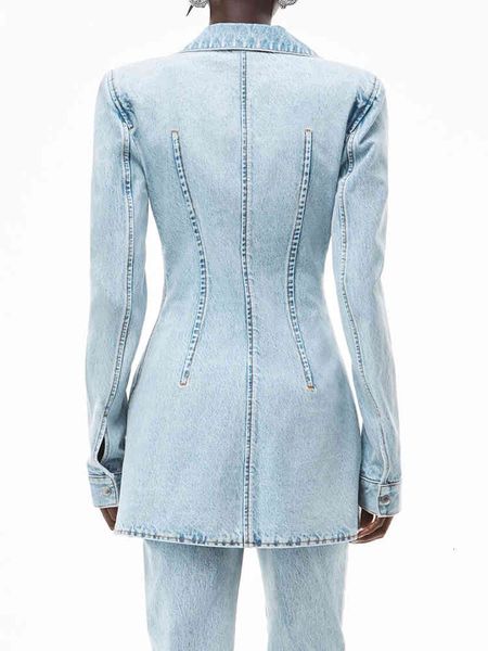 women's suits & blazers vintage blue distressed denim blazer fish bone stitching slim-fit long-sleeved jacket autumn clothing streetwea, White;black
women's suits & blazers vintage blue distressed denim blazer fish bone stitching slim-fit long-sleeved jacket autumn clothing streetwea, White;black