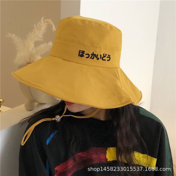 fisherman's hat women's version versatile sun shading men's soft girl summer student basin hat
fisherman's hat women's version versatile sun shading men's soft girl summer student basin hat